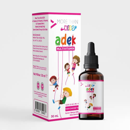 More Than Adek Kids Multivitamin Damla 30 ml